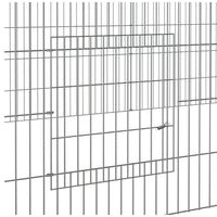 Conigliera con 3 Pannelli 325x109x54 cm Ferro Zincato cod mxl 43354