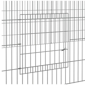 Conigliera con 5 Pannelli 541x109x54 cm Ferro Zincato cod mxl 46528