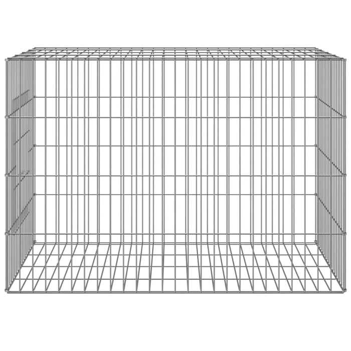 Conigliera 78x54x54 cm Ferro Zincato cod mxl 49138