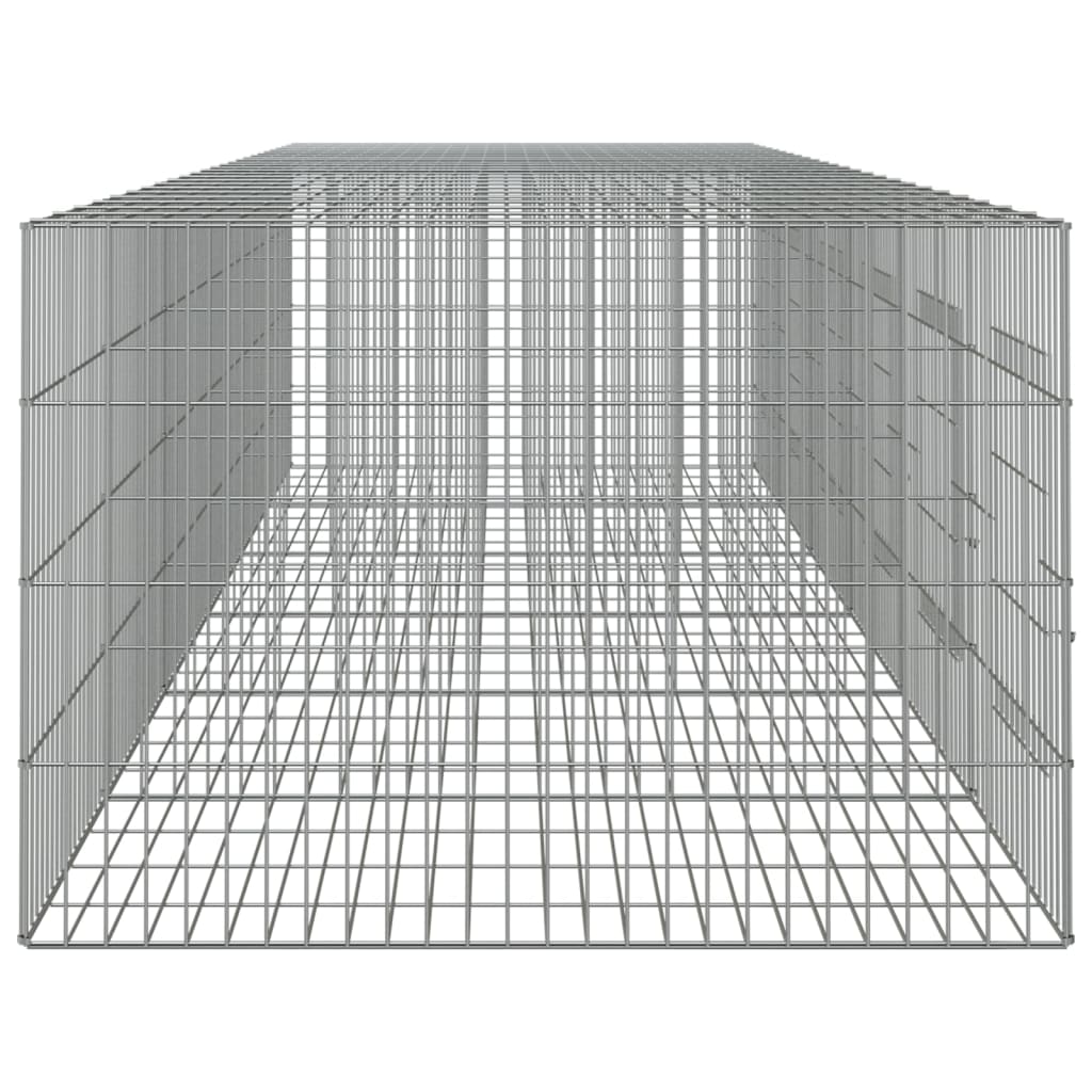 Conigliera con 6 Pannelli 327x79x54 cm Ferro Zincato cod mxl 75579