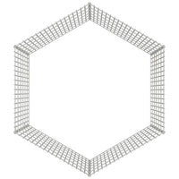 Conigliera con 6 Pannelli 54x60 cm Ferro Zincato cod mxl 41555