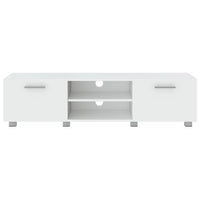 Mobile Porta TV Bianco 140x40x35 cm Legno Multistrato 340628