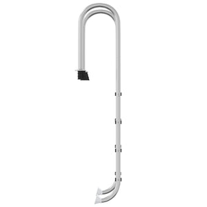 Scala per Piscina 54x38x184,5 cm Acciaio Inox 304 93453