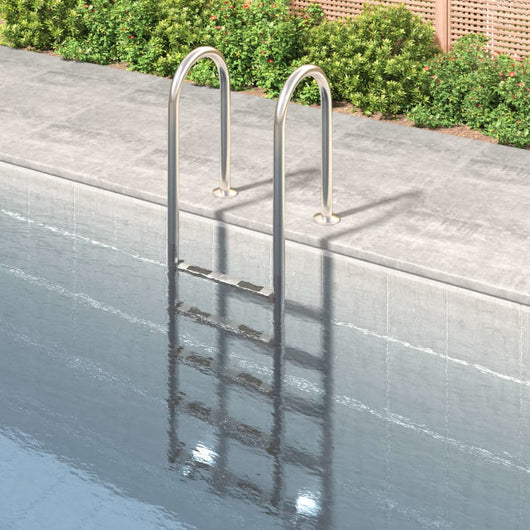 Scala per Piscina 54x38x211 cm Acciaio Inox 304 93454