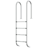 Scala per Piscina 54x38x184,5 cm Acciaio Inox 304 93459