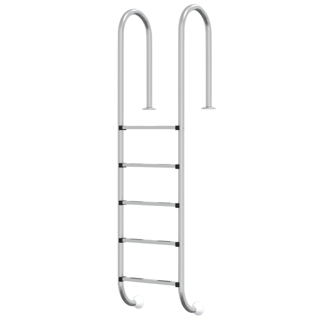 Scala per Piscina 54x38x211 cm Acciaio Inox 304