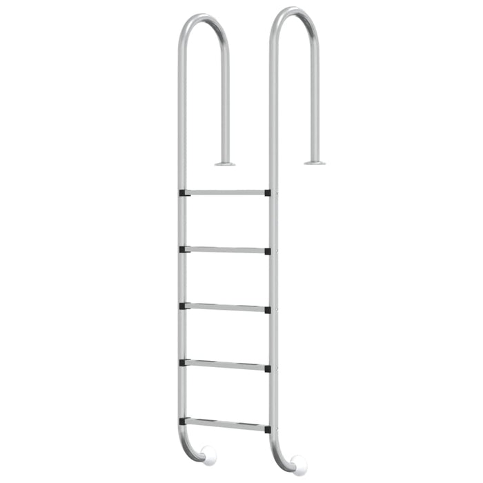 Scala per Piscina 54x38x211 cm Acciaio Inox 304