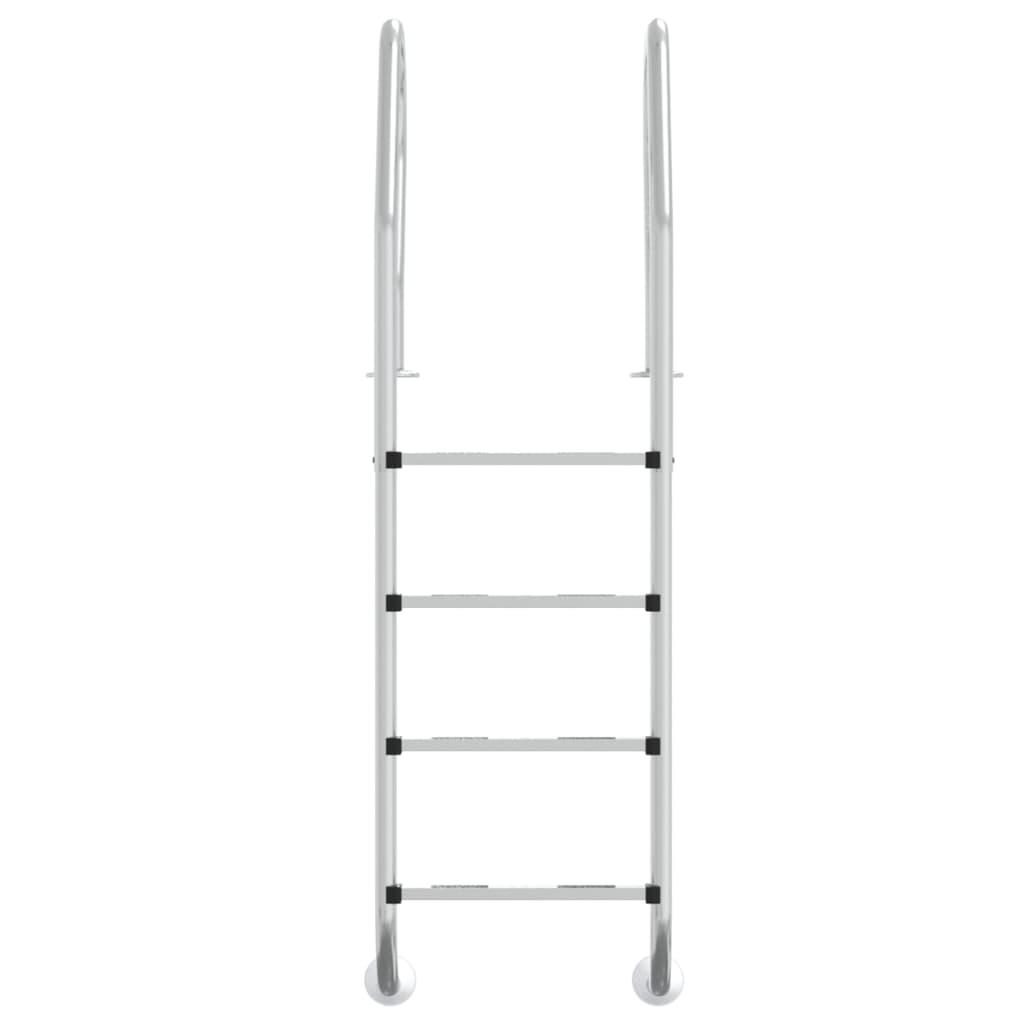 Scala per Piscina 54x38x184,5 cm Acciaio Inox 304