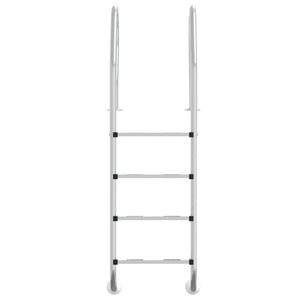 Scala per Piscina 54x38x184,5 cm Acciaio Inox 304