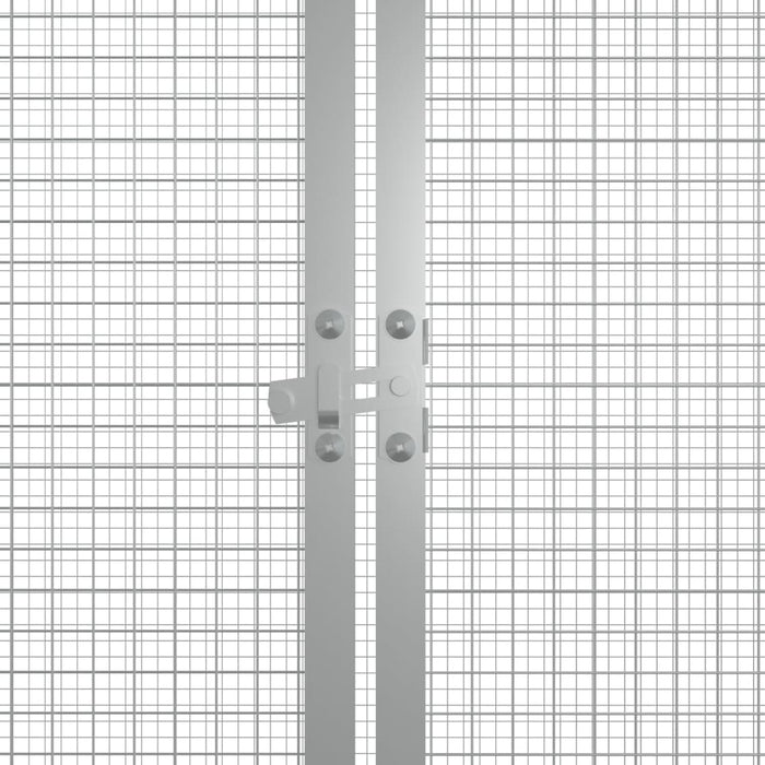 Gabbia per Polli Antracite 200x91x100 cm Acciaio Zincato 171544