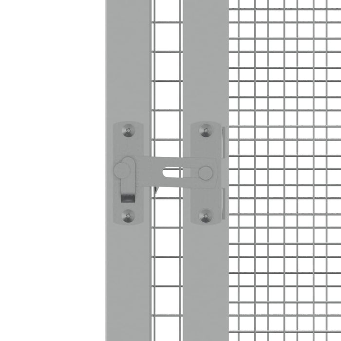 Gabbia per Uccelli Grigia 302,5x324,5x211,5 cm Acciaio Zincato cod mxl 68737