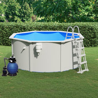 Piscina con Pompa Filtro a Sabbia e Scaletta 300x120 cm cod mxl 15837