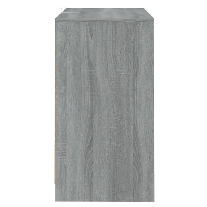 Credenze 2 pz Grigio Sonoma 70x41x75 cm in Truciolato cod mxl 6593