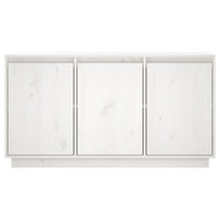 Credenza Bianca 111x34x60 cm in Legno Massello di Pino cod mxl 15055