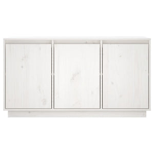 Credenza Bianca 111x34x60 cm in Legno Massello di Pino cod mxl 15055