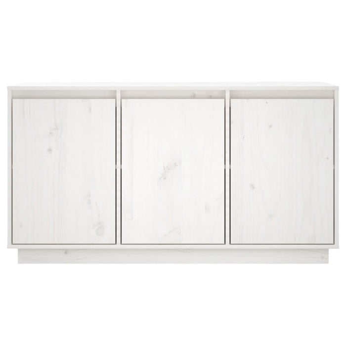 Credenza Bianca 111x34x60 cm in Legno Massello di Pino cod mxl 15055