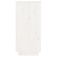 Mobile Consolle Bianco 60x34x75 cm in Legno Massello di Pino cod mxl 27894