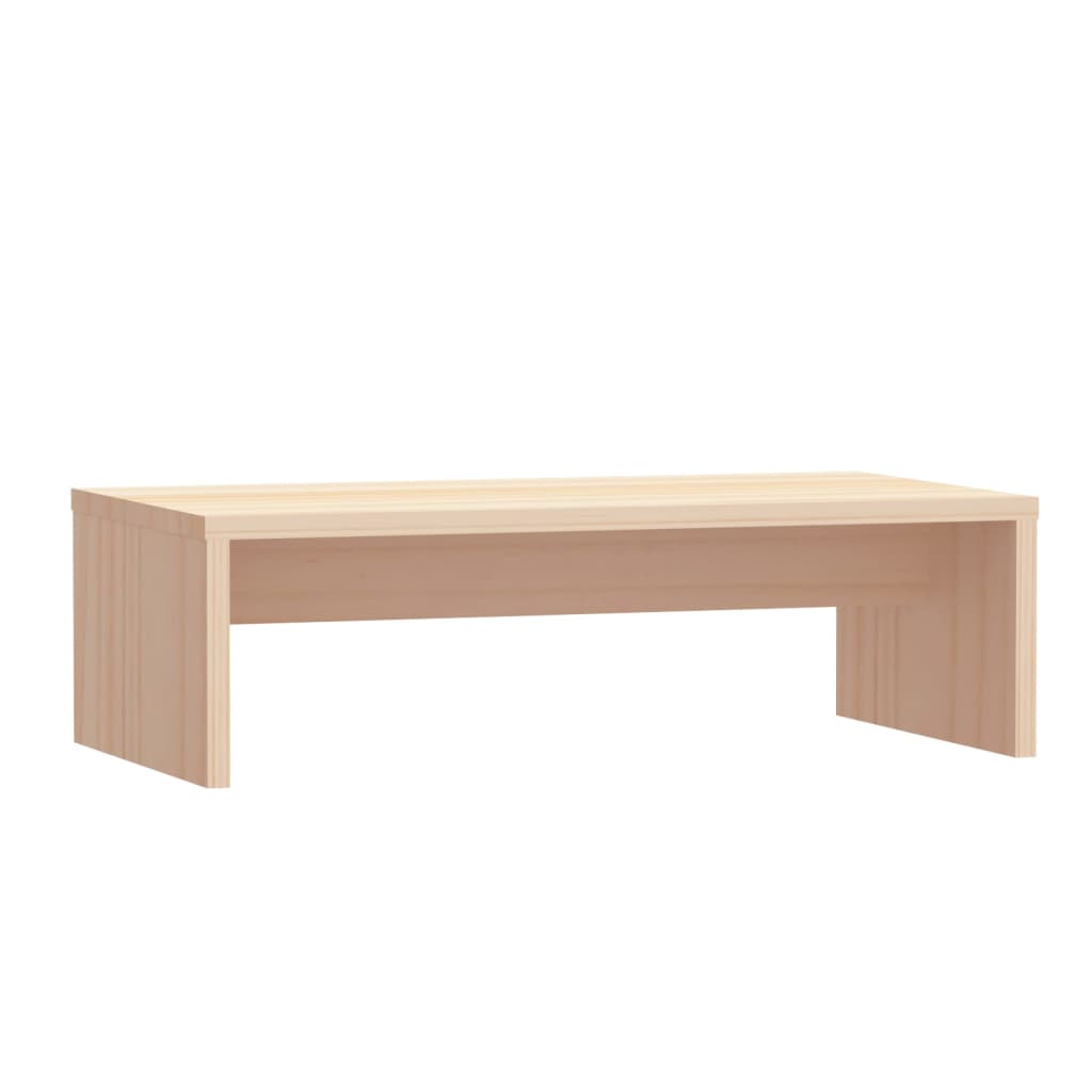 Supporto per Monitor 50x27x15 cm in Legno Massello di Pino 813924