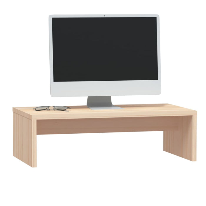 Supporto per Monitor 50x27x15 cm in Legno Massello di Pino cod mxl 47874