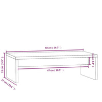 Supporto per Monitor 50x27x15 cm in Legno Massello di Pino cod mxl 47874