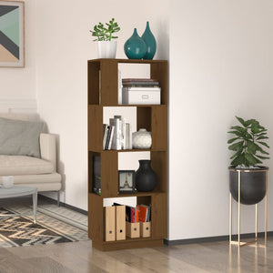 Libreria/Divisorio Miele 51x25x132 cm in Legno Massello di Pino 814042