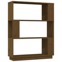 Libreria/Divisorio Miele 80x25x101 cm in Legno Massello 814057