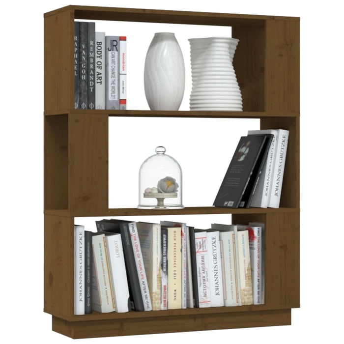 Libreria/Divisorio Miele 80x25x101 cm in Legno Massello 814057