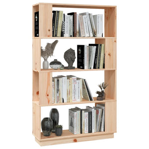 Libreria/Divisorio 80x25x132 cm in Legno Massello di Pino cod mxl 20533