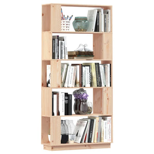 Libreria/Divisorio 80x25x163,5 cm Legno Massello di Pino cod mxl 33766