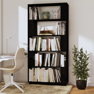 Libreria/Divisorio Bianco 80x25x163,5 cm Legno Massello