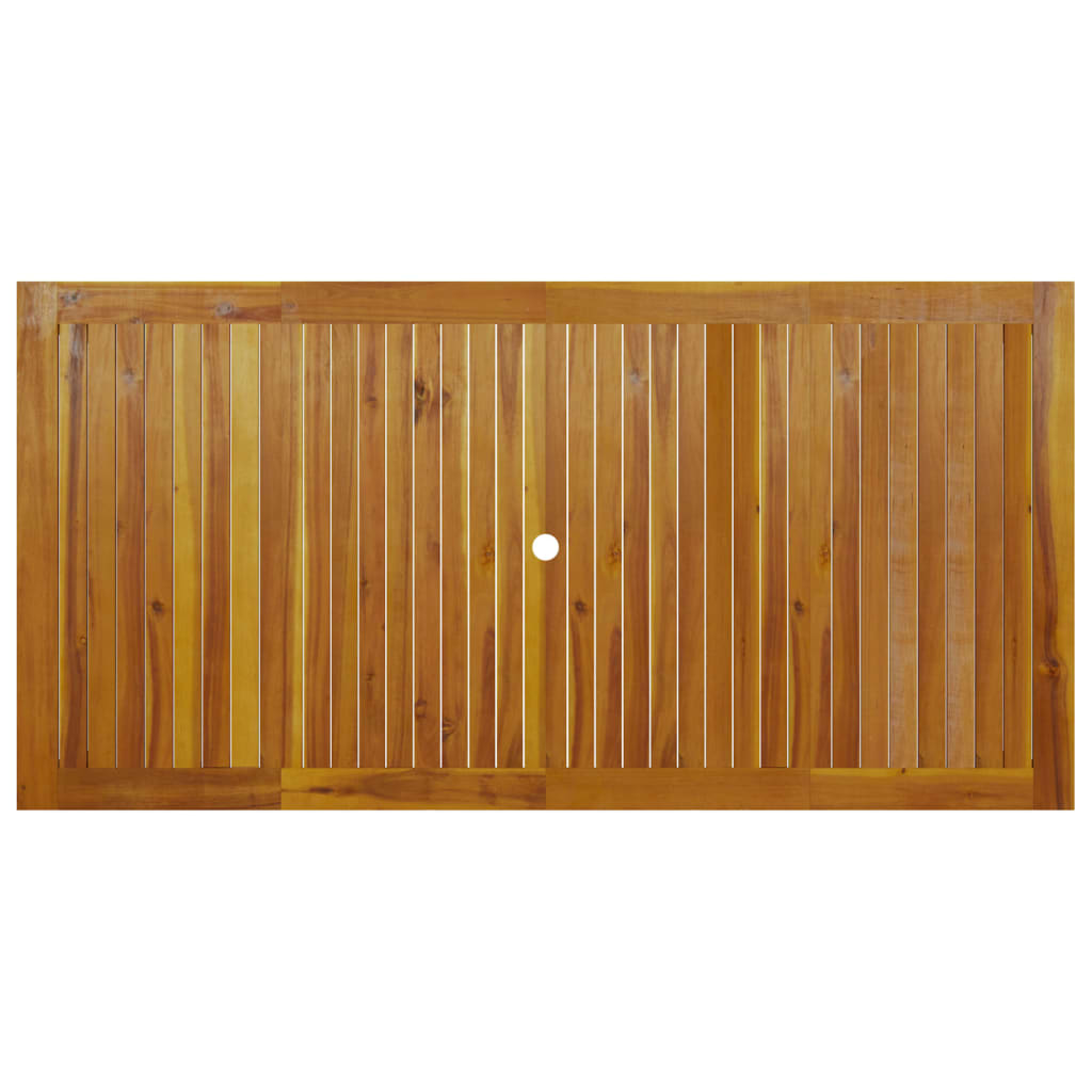 Set da Pranzo per Giardino 9 pz in Legno Massello di Acacia 3098681