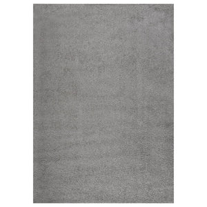 Tappeto Shaggy a Pelo Alto Grigio 120x170 cm 342132