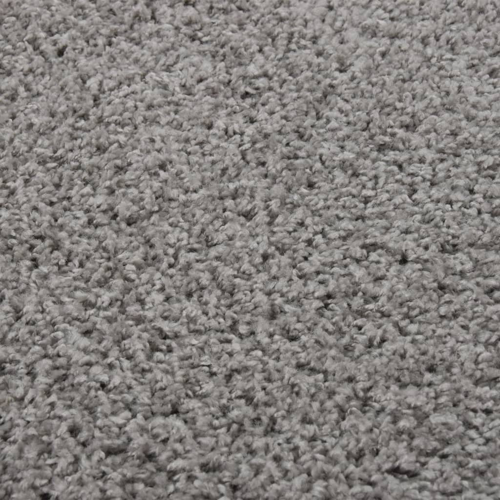 Tappeto Shaggy a Pelo Alto Grigio 160x230 cm 342134