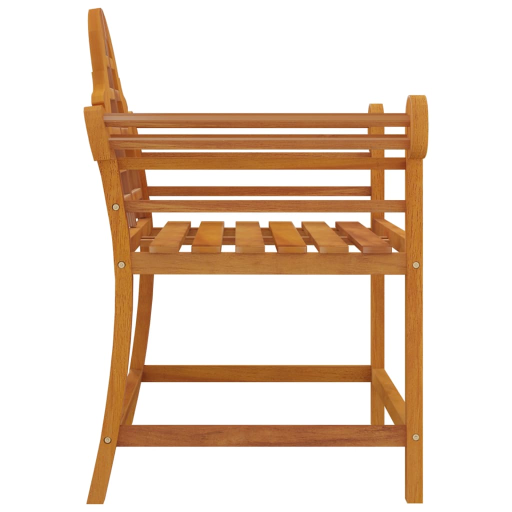 Sedie da Giardino 2 pz 91x62x94 cm in Legno Massello di Teak 319151