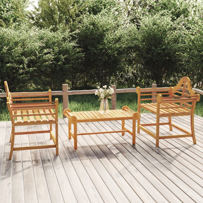 Sedie da Giardino 2 pz 91x62x94 cm in Legno Massello di Teak 319151