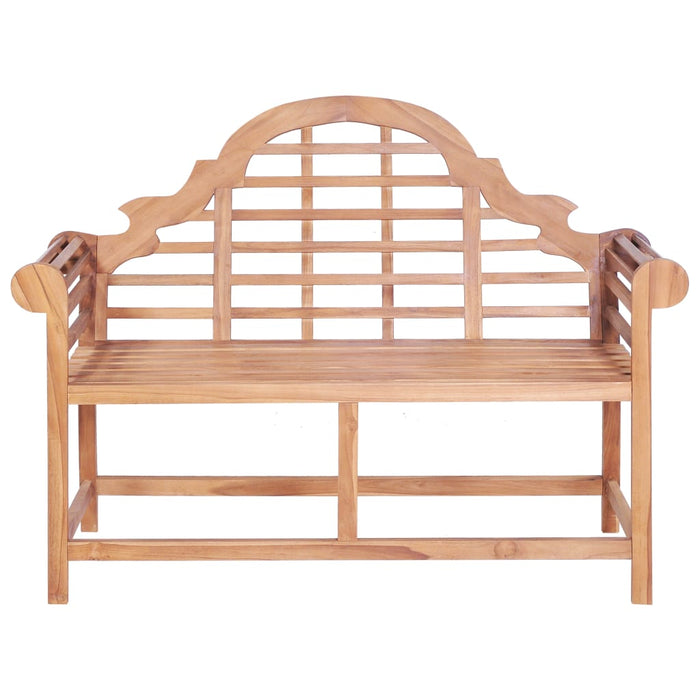 Panca da Giardino 127x58,5x92,5 cm in Legno Massello di Teak 319152