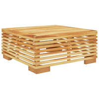 Tavolino da Giardino 69,5x69,5x31 cm in Legno Massello di Teak 319162