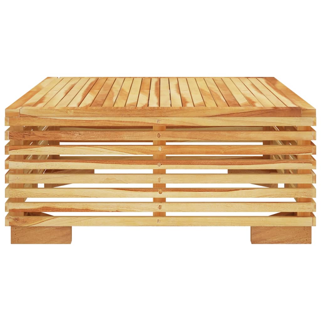 Tavolino da Giardino 69,5x69,5x31 cm in Legno Massello di Teak 319162