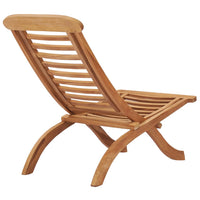 Sedia da Giardino Pieghevole 50x90x69 cm Legno Massello di Teak 319163