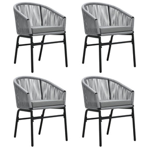 Set da Pranzo da Giardino 5 pz Grigio 3099252