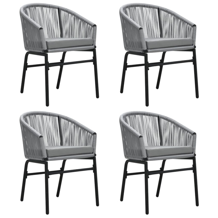 Set da Pranzo da Giardino 5 pz Grigio 3099252