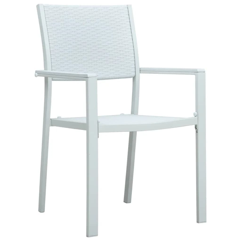 Set da Pranzo da Giardino 9 pz Bianco 3099262