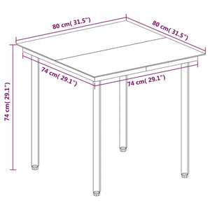 Set da Pranzo da Giardino 5 pz con Cuscini Polyrattan e Vetro cod mxl 38783