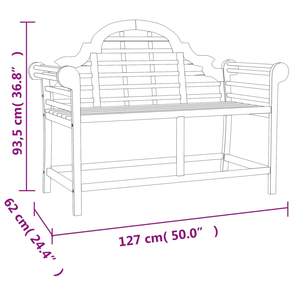 Set Salotto per Giardino 4pz Legno Massello di Teak 3100779