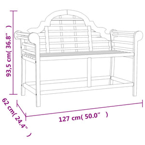 Set Salotto per Giardino 4pz Legno Massello di Teak 3100779