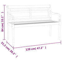 Set Salotto per Giardino 4pz Legno Massello di Teak 3100780