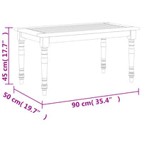 Set Salotto per Giardino 4pz Legno Massello di Teak 3100780