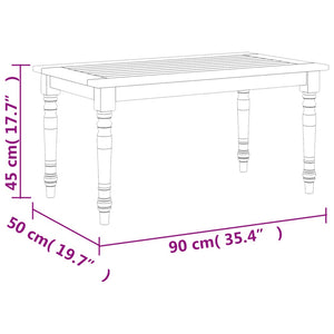 Set Salotto per Giardino 4pz Legno Massello di Teak 3100780