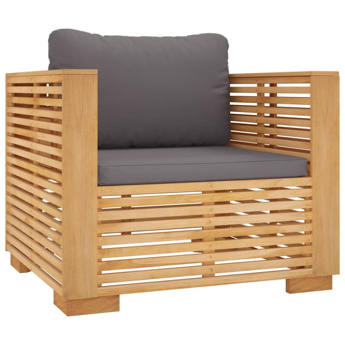 Set Divani da Giardino 8 pz con Cuscini Legno Massello di Teak 3100878