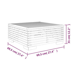 Set Divani da Giardino 5 pz con Cuscini Legno Massello di Teak 3100901